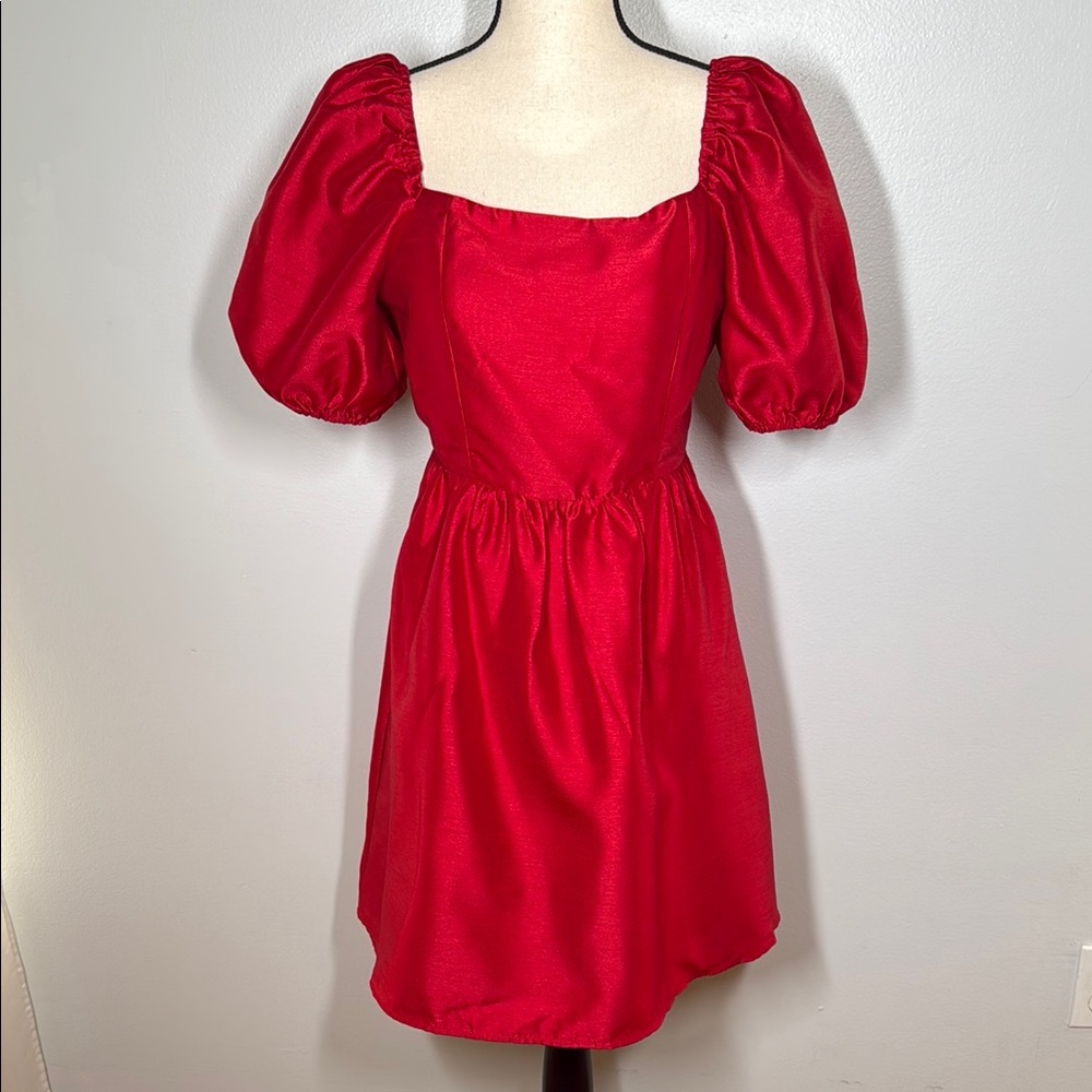Copper Key Red Midi Dress
